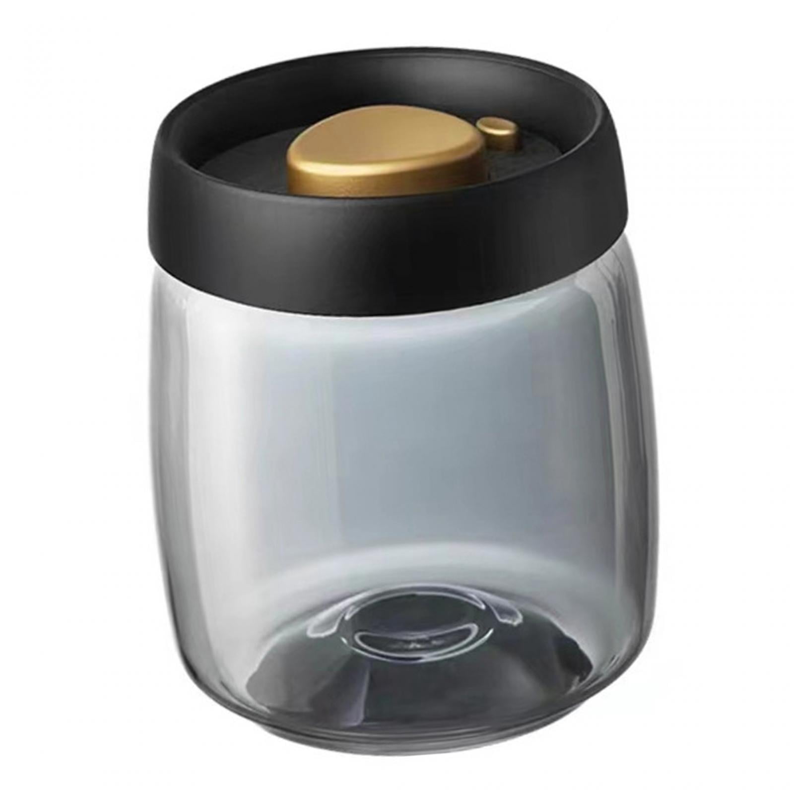 Glass Box Multifunctional Freestanding with Vacuum Lid Food Storage Container Airtight Rice Storage Container  Medium