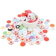 thumbnail image 4 of Boutons de Couture, 200 Pcs Couleurs Mélangées Boutons de Boucle en Résine pour Artisanat Couture Ultra Réactifs, 4 of 8