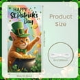 thumbnail image 2 of Green Clover Home Banner Black Plaid Plaid Backdrop Rustic Wooden Sweet Home Lettering Clover Display for Home Decoration St. Patrick's Day Living Room, 2 of 9