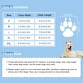 thumbnail image 4 of HELIAHOO Dog Shoes Waterproof Dog Boots, Reflective Pet Paw Protectors Anti-Slip Booties with Adjustable Strap Rugged Anti-Slip Sole for Medium Large Dogs All Seasons 4PCS CJ915-127525, 4 of 8
