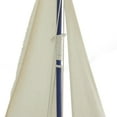 thumbnail image 5 of 17" x 28" Dark Blue Wood Sail Boat Sculpture with Lifelike Rigging, by DecMode, 5 of 9
