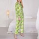 thumbnail image 3 of Fotbe Avocado And Toast Conjunto de Pijama de Manga Larga para Mujer con Estampado, Ropa de Dormir de 2 Piezas, Conjunto de Casa Suave y Cómodo con Bolsillos-Large, 3 of 7
