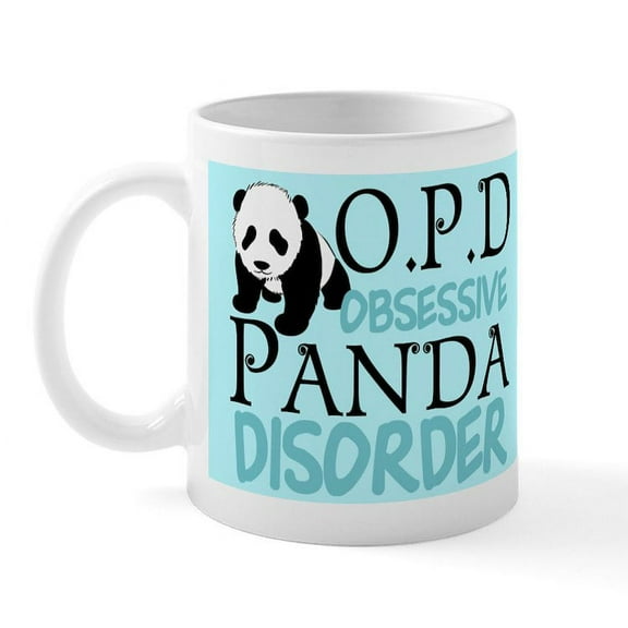 CafePress - Cute Panda Mug - 11 oz Ceramic Mug - Novelty Coffee Tea Cup