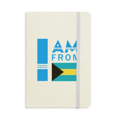thumbnail image 1 of Je Viens des Bahamas Carnet de Mode Art Déco Couverture Rigide en Tissu Journal Classique, 1 of 3