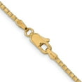 thumbnail image 3 of 14K Yellow Gold Box Chain Styles Necklace 20 inch 1.9 mm with Lobster Clasp, 3 of 4