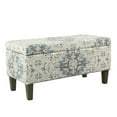 thumbnail image 3 of HomePop Large Decorative Storage Bench, Multiple Colors, 3 of 9