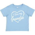 thumbnail image 3 of Inktastic I Love My Grandpa in White Chalk Heart Boys or Girls Baby T-Shirt, 3 of 5