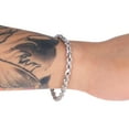 thumbnail image 2 of Nuragold 10K Real White Gold Rope Diamond Cut Chain Bracelet 7"-9" (2mm-5mm) Italian Jewelry for Men & Women, 2 of 16
