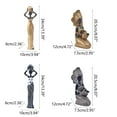 thumbnail image 3 of African Girl Exotic Figurine Lady Women Tribal Figurines Ornament Decorative Statue Home Decorations Resin Figurine Gift, 3 of 8