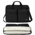 thumbnail image 1 of Bolsa para portátil KINGSLONG Slim de 17 a 17,3 pulgadas con correa para el hombro, negra, 1 of 9