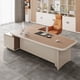 thumbnail image 2 of Filing Cabinets Modern Office Desk Drafting Study Executive Conference Table Meeting White Scrivanie Per Computer Furniture My Lux Decor Round, 2 of 18
