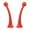 Red, variant on 4D Car Roof Antenna Sticker EDHITNR Cute Decorative Scratch Cover for Auto Paint Protection