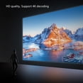 thumbnail image 4 of Projecteur avec WiFi et, Support 4K 1080P, Projecteurs de Films Portables Sans Fil avec Rotation à 270°, Correction Automatique, Projecteur Intelligent Portable pour Chambre Intérieure, 4 of 7