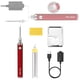 thumbnail image 1 of Soldador eléctrico 5V 8W Estación de soldadura de temperatura Herramientas de reparación Herramienta a batería con soporte de soldadura para rojo BLESIY soldador eléctrico, 1 of 8