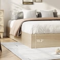 thumbnail image 3 of Bed Frame with 2 Storage Drawers, Wooden Low Profile Bed Frame, No Headboard, Wood Slat Support, Noise Free, No Box Spring Needed, Easy Assembly, 3 of 7