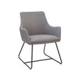 thumbnail image 3 of Lorell Gray Flannel Guest Chair with Sled Base Sled Base - Gray - 25.1" Width x 26.1" Depth x 33.5" Height - 1 Each, 3 of 8