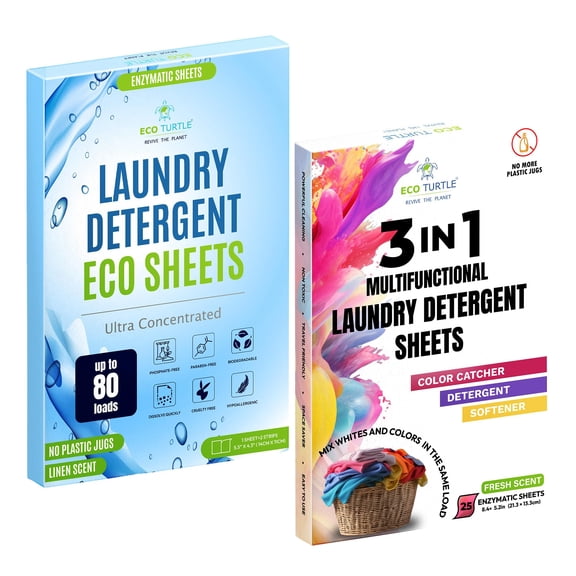 Paquete de detergente para ropa Eco Turtle