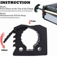 thumbnail image 2 of ABCISI Shovel Holder Clamp Kit, Truck Bed Molle Panel Mount, Shovel Mount for Roof Rack, Quick Release Clamps Off Road UTV Utility Trailer Accessories Fits 1-1/7" to 1-3/7" Diameter Tools (6 Pack), 2 of 14