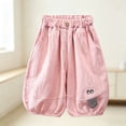 thumbnail image 4 of KyCheLot Cotton Sweatpants for Kids Full Length Elastic Waist Joggers with Pockets Trendy Cute Schoolwear, 4 of 5