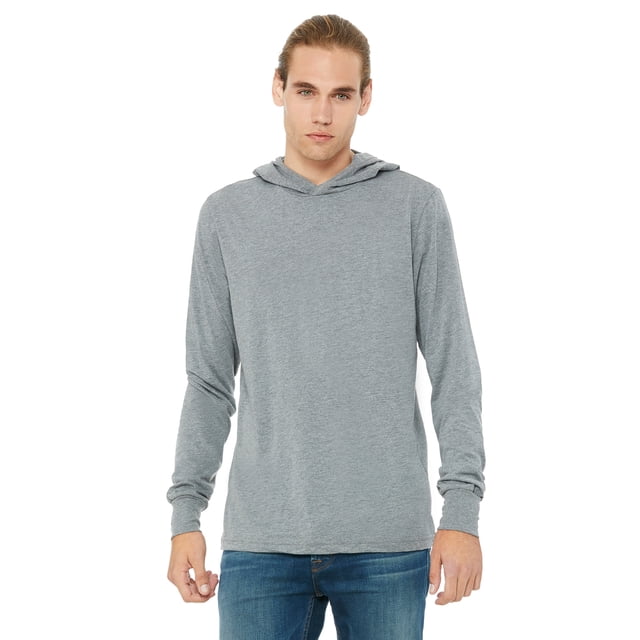 Bella + Canvas Hoodie Unisexe à Manches Longues en Jersey