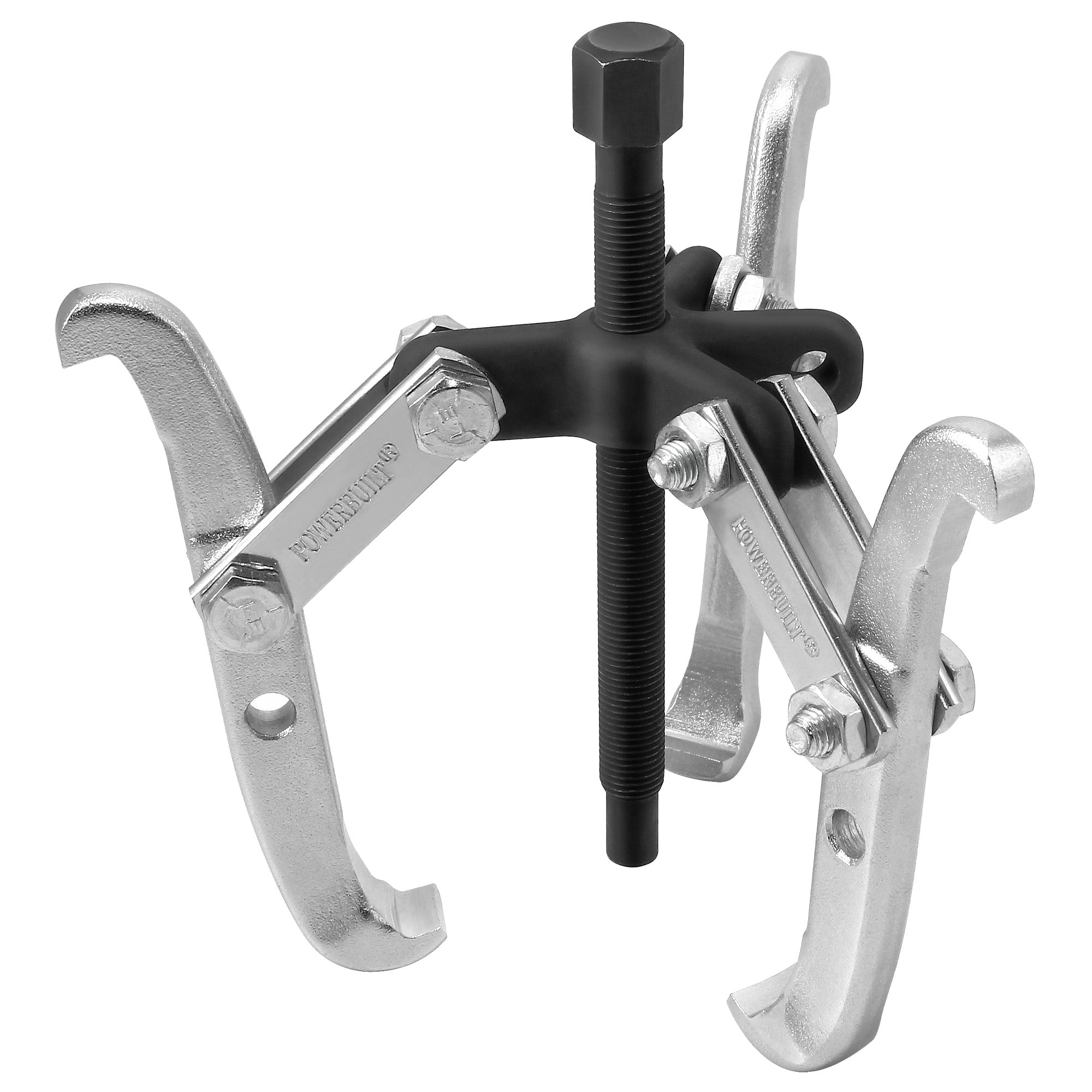 Powerbuilt 6 in. 3Jaw Gear Puller, 2 or 3 Jaw Reversible, 5 Ton