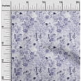 thumbnail image 2 of oneOone Rayon Medium Purple Fabric Floral Sewing Material Print Fabric By The Yard 56 Inch Wide, 2 of 4