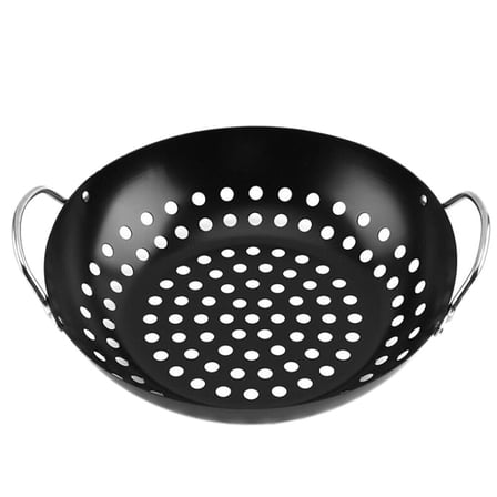 OFFIGAM Grill Pan for Oven 1Pcs Carbon Steel Black Cookware Weekends