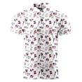 thumbnail image 2 of Camiseta de golf Gdewcro USA Doodle Funny para hombre de manga corta, 2 of 6