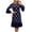 Pink-Y, variant on Women's Polka Dot Pleated Patchwork Dress Pink XL