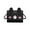 Black, variant on Bdday Make Up Bag Small and Cute Mini Western-Style Children'S Coin Purse Cosmetic Bag