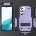 thumbnail image 7 of Allytech for Samsung Galaxy S23 Plus Rugged Case, Military Grade Shockproof Anti-Stain Heavy Duty Hybrid Case with Invisible Kickstand, Soft TPU + Hard PC Case for Samsung Galaxy S23 Plus, Lightpurple, 7 of 7