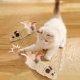 thumbnail image 4 of MesaSe 3pcs Interactive Cat Toy Mice with Crinkle Hemp Rope & Chicken Feathers - Ideal for Small Breeds, 4 of 6