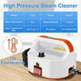 thumbnail image 5 of 2500w Portable Steam Cleaner High Temperature Steamer For Cleaning Furniture, Kitchen, Bathroom, Grout And Tile Eu Plug, 5 of 5