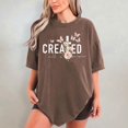 thumbnail image 5 of Christian Comfort Colors Shirt - Bible Verse Faith Tee - Religious Jesus Shirt - Created with a Purpose T-Shirt, 5 of 8