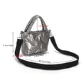 thumbnail image 3 of Bolso de hombro acolchado de algodón de invierno para mujer, bolso de mano cruzado acolchado (gris) Likrtyny Para estrenar, 3 of 9