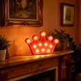 thumbnail image 4 of Crown Pink Room Decor, Princess Decor for Room, Princess Party Decorations, Birthday, Battery Powered Night Light for Girls, 4 of 6