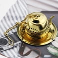 thumbnail image 1 of unbranded 1Ud De Té Metálico Dorado Resistente A Oxidación Con De Acero Inoxidable, 1 of 8