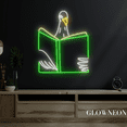 thumbnail image 3 of Glowneon Pigeon Read Book Neon Sign, Pigeon Led Sign, Bookish Gifts, 3 of 4