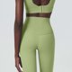 thumbnail image 3 of Pincandy Women's High Waist Elastic Waist Yoga Pants, Solid Color, 5-Point Length, Fitness & Daily Use, 3 of 4