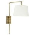 thumbnail image 2 of House of Troy CR725-AB Crown Pt. Wall Bridge Lamp, Antique Brass, 2 of 2