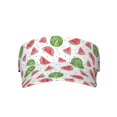 thumbnail image 2 of Kdxio Hand Drawn Watermelon Print Sun Visor Hat Golf Visor Adjustable Velcro Outdoor Sports Cap for Men Women, 2 of 7