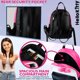 thumbnail image 5 of Mochila Hello Kitty para mujer, niña y adolescente, a la moda, rosa y negro, 5 of 6