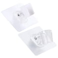 thumbnail image 1 of PAMINGONO 2Ud Soportes Para Ducha De Pared Ajustables En Material ABS Transparente Uso En, 1 of 8