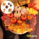 thumbnail image 3 of calabaza falsa Tamaños Calabazas Artificiales de Calabazas de Y Calabazas de Espuma Sintética Hojas de Arce de Pino Bellota para Ot - 166 piezas Magideal Calabaza falsa, 3 of 6