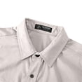 thumbnail image 2 of Cargo Long Sleeve Shirts for Men Quick Dry Breathable UPF 50 Sun Protection Lapel Collar Button Up Multi Pocket Lightweight Tactical Outdoor Work Tops Fishing Hiking, 2 of 7