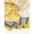 thumbnail image 4 of INSPIRE CHIC Women Satin Square Scarf 35" Large Paisley Silky Hair Scarf Head Sleep Wrap Bandanas 90x90cm/35.4x35.4" Yellow, 4 of 6