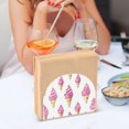 thumbnail image 3 of Yayeee Napkin Holder for Table Set of 2 Kitchen Paper Tissue Organization, Pink Cartoon Ice Cream, 3 of 8