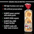 thumbnail image 2 of Dave's Killer Bread Killer Classic English Muffins Organic English Muffins 6 Ct (Pack of 7), 2 of 3