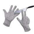 thumbnail image 5 of OIUR 1 Pair Cut Resistant Gloves Level 5 Protection Cutting Resistance Gloves Safety Kitchen Cut Gloves for Chef Oyster Shucking Meat Cutting Woodworking, 5 of 7