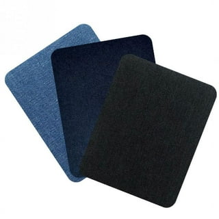 20pcs Iron On Denim Patches, EEEkit No-Sew Jeans Patches for Clothing,  Adhesive Sewing Patches with 5 Assorted Colors 